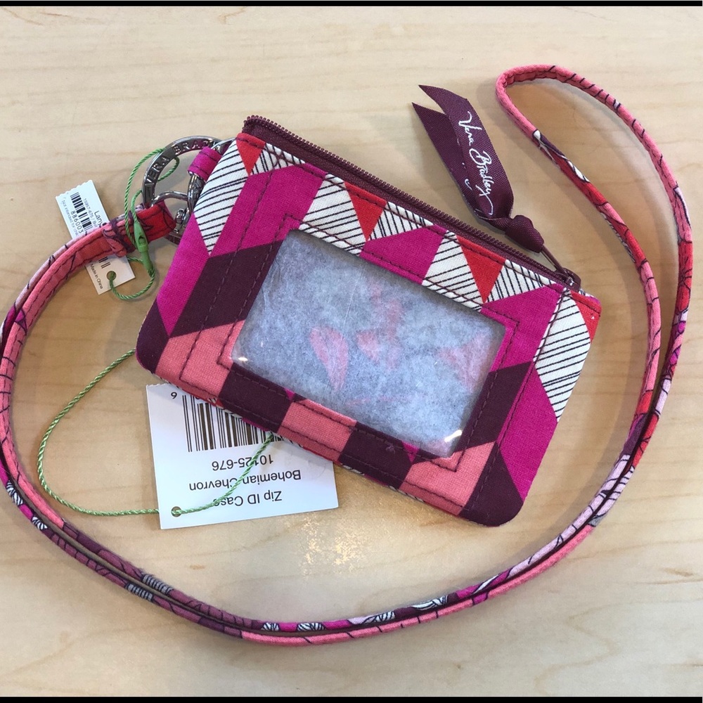 New Vera Bradley ID case and lanyard